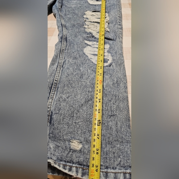 Distressed Aeropostale boyfriend jeans,Sz16 V-G - Picture 6 of 10